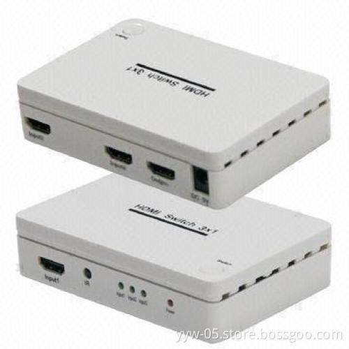 HDMI Switch, 3 x 1, 3-in-1 Out, 1,080P, 3D